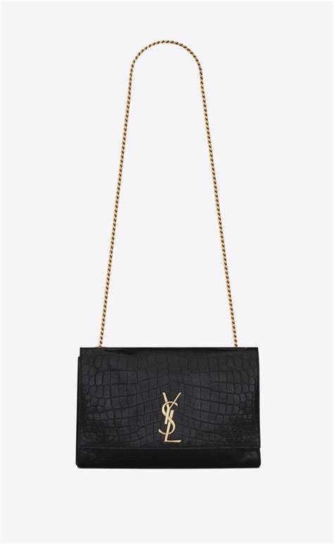 borsa ysl coccodrillo|Borse in coccodrillo da donna YVES SAINT LAURENT YSL.